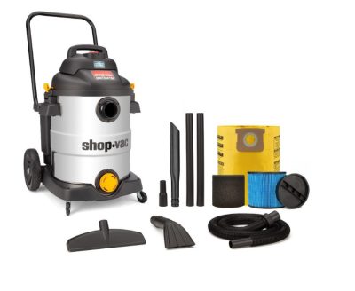 Shop-Vac® 10 Gallon* 6.5 Peak HP** Contractor Series Stainless Steel Wet/Dry Vacuum with SVX2 Motor Technology